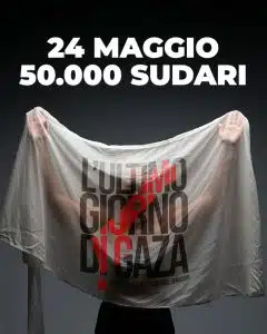 battipaglia lenzuolo bianco gaza