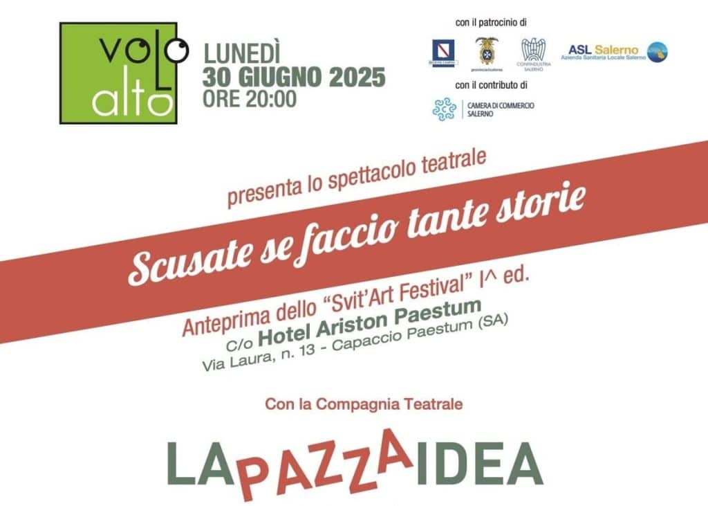 capaccio paestum volo alto Svit’Art Festival