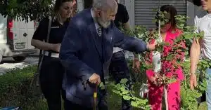 Sant’Arsenio, Benemerenza Civica al prof. Rino Mele e piantumazione dell’Albero della Memoria