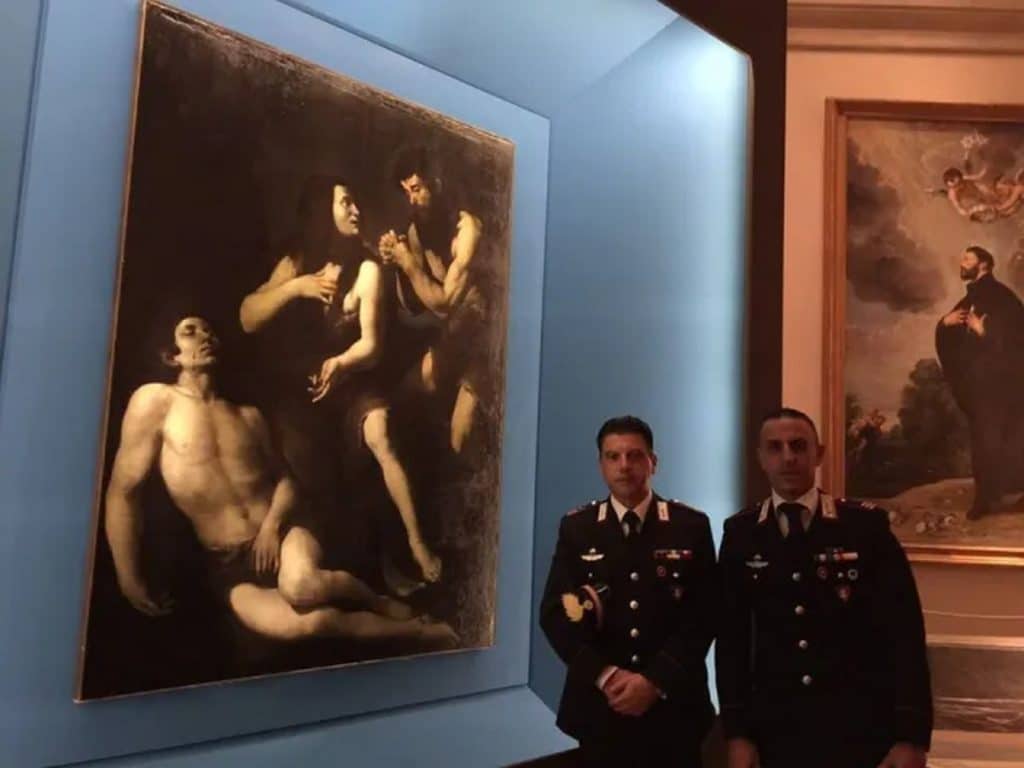 valva orfana battistello quadro rubato caveau arma carabinieri