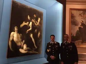 valva orfana battistello quadro rubato caveau arma carabinieri