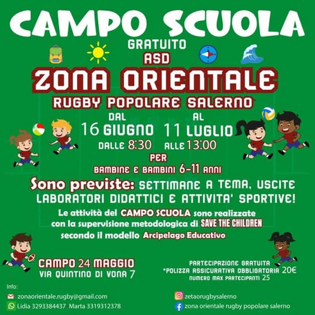 Campo Scuola Rugby Popolare Salerno 2025