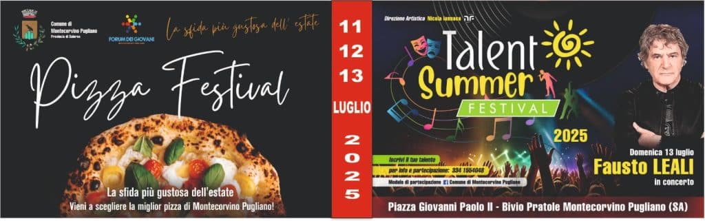 montecorvino pugliano pizza festival 2025