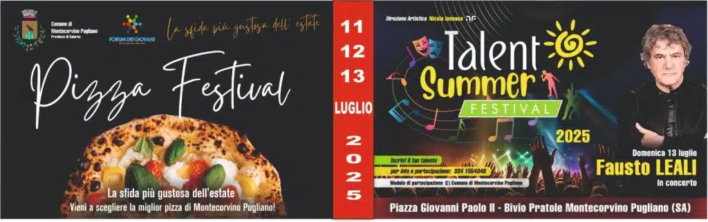 montecorvino pugliano pizza festival 2025