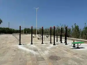 Salerno, passi avanti per una isola calistenica sul lungomare 