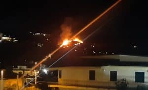 Agropoli, maxi incendio in località Moio: paura tra i residenti
