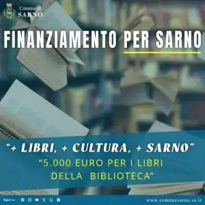 sarno finanziamento biblioteca nunzia morosini