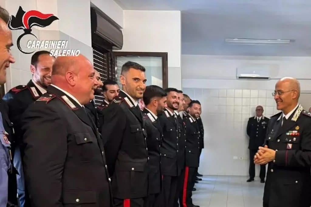 generale la gala visita carabinieri sala consilina sapri