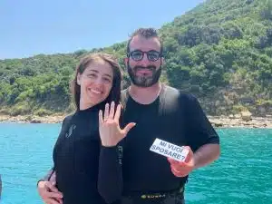 agropoli proposta matrimonio immersione