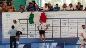 agropoli bruno errico campione nuoto pinnato