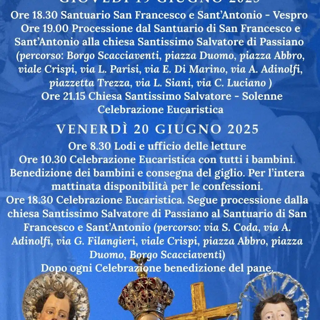 chiesa passiano effigi san francesco sant'antonio