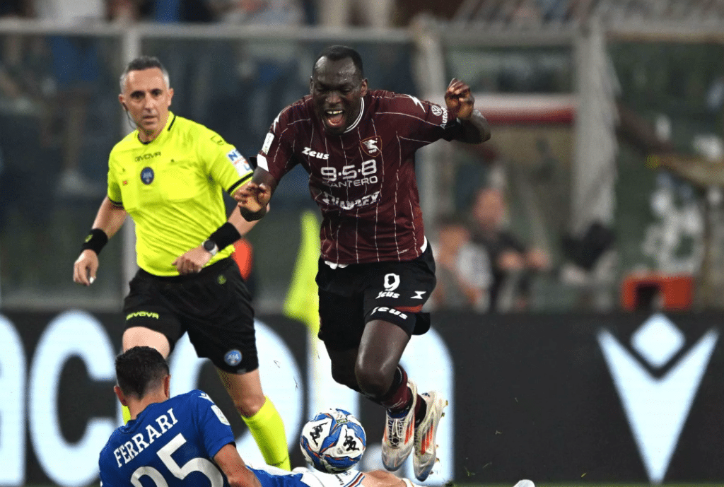 Salernitana Sampdoria arbitro