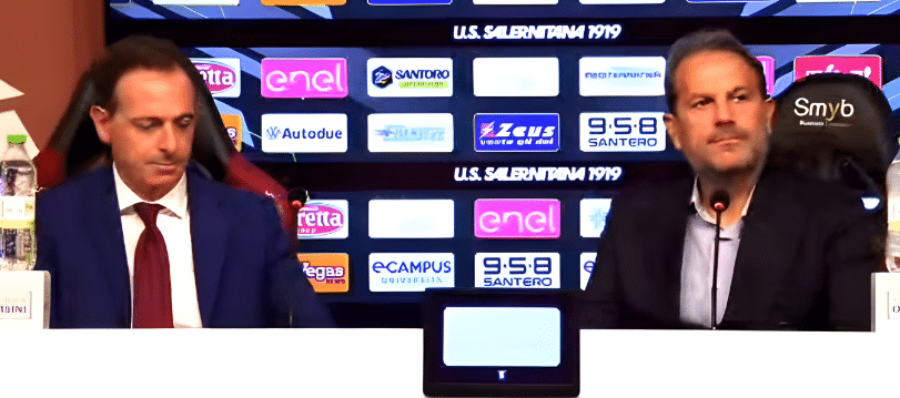 Salernitana conferenza stampa Faggiano