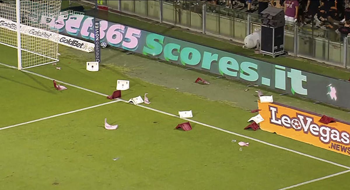 salernitana sampdoria seconda sospensione