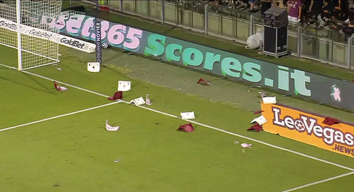salernitana sampdoria seconda sospensione