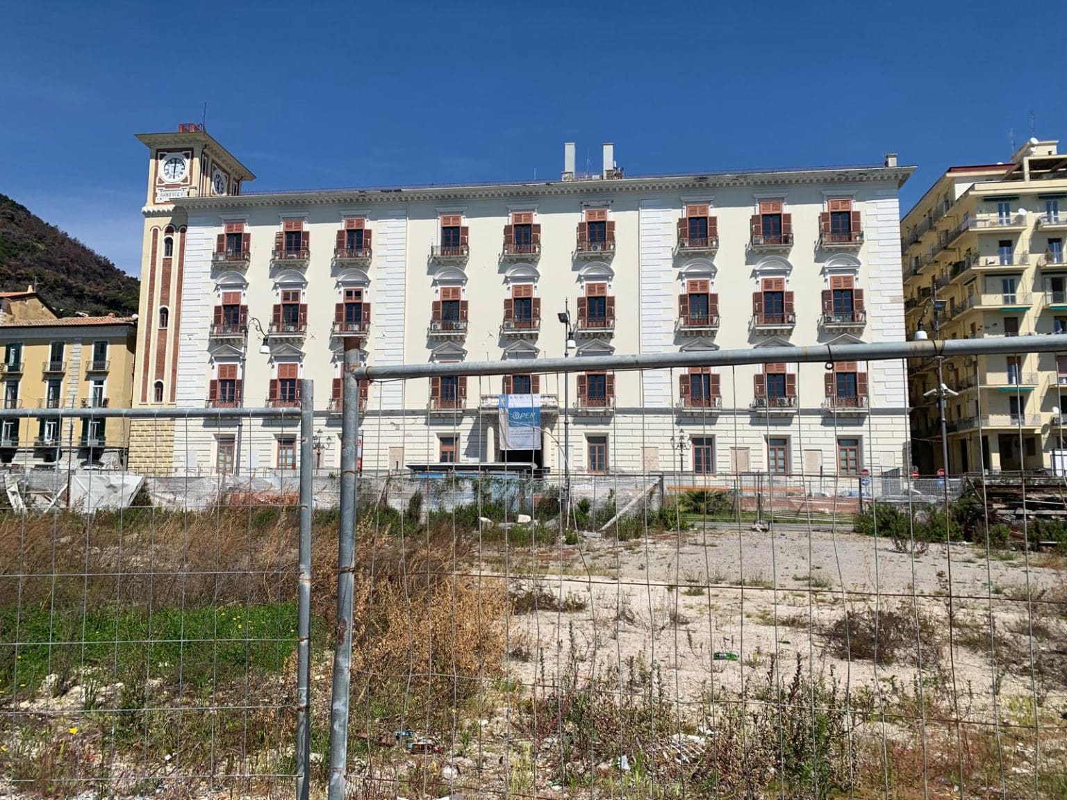 lungomare salerno restyling autunno
