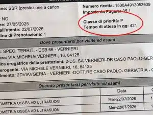 Visita medica tra 421 giorni: anziana di Eboli prenota oggi, appuntamento fissato per il 2026
