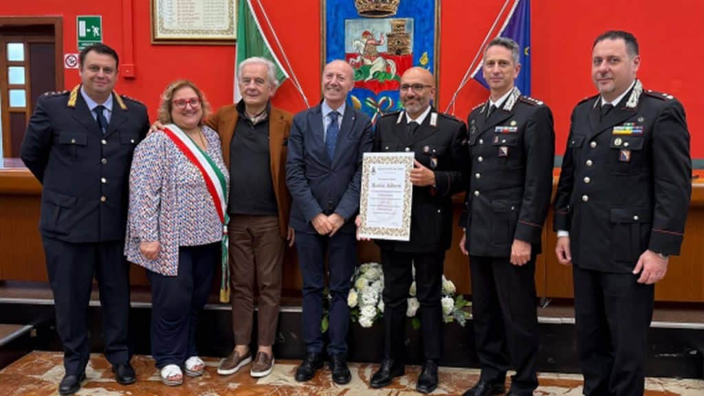 castel san giorgio nuovo comandante carabinieri cerimonia benvenuto