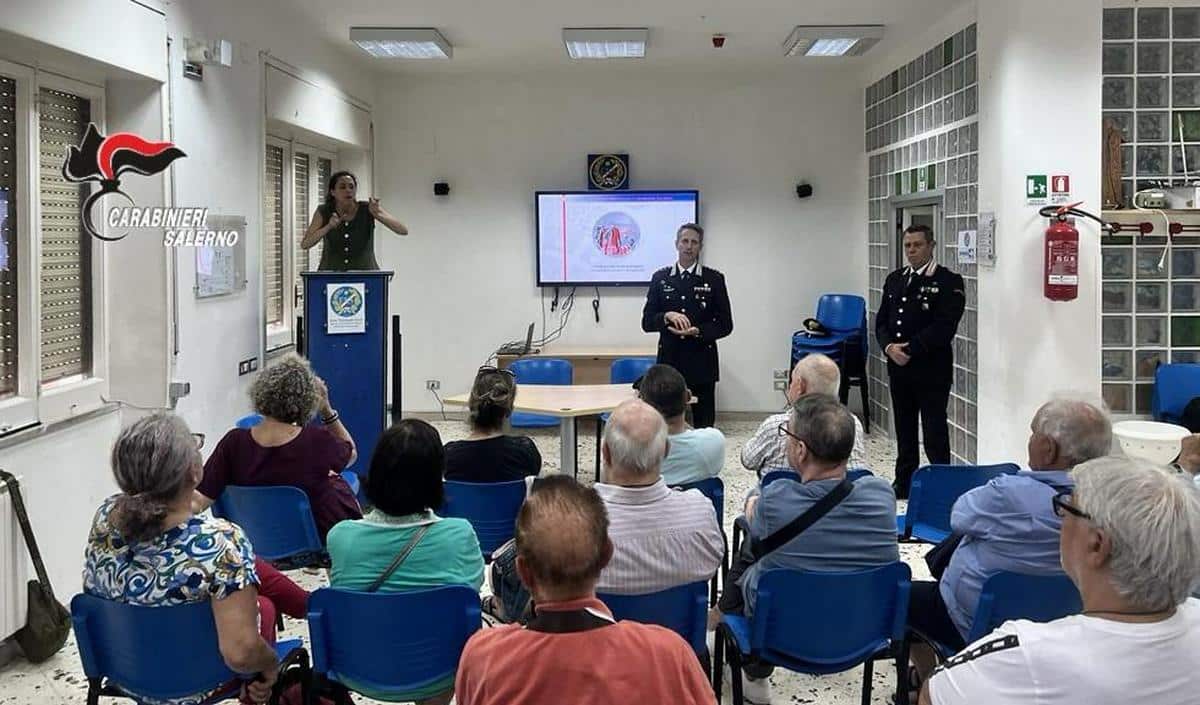 salerno incontro truffe carabinieri ente nazionale sordi anziani
