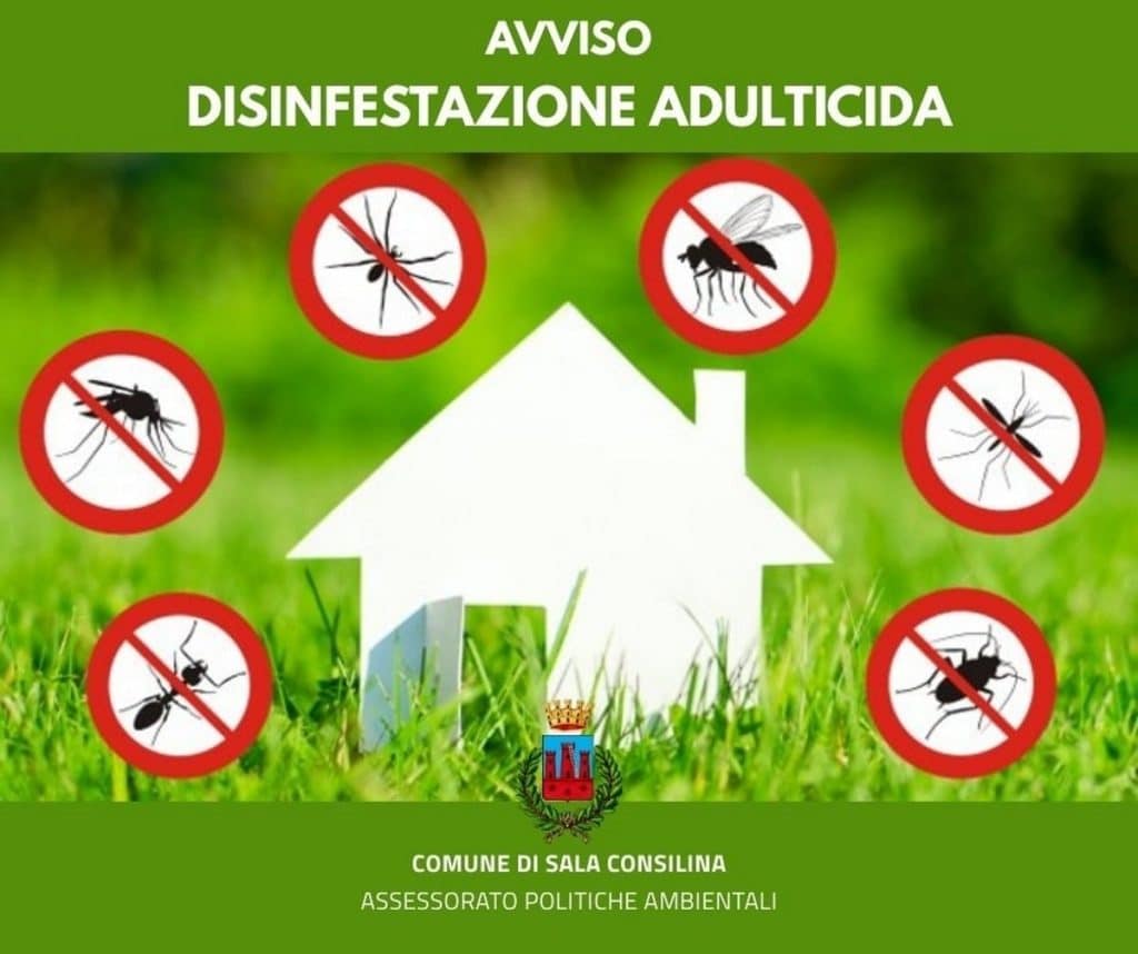 sala consilina disinfestazione 17-18 giugno