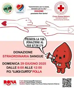 donazione sangue polla 29 giugno
