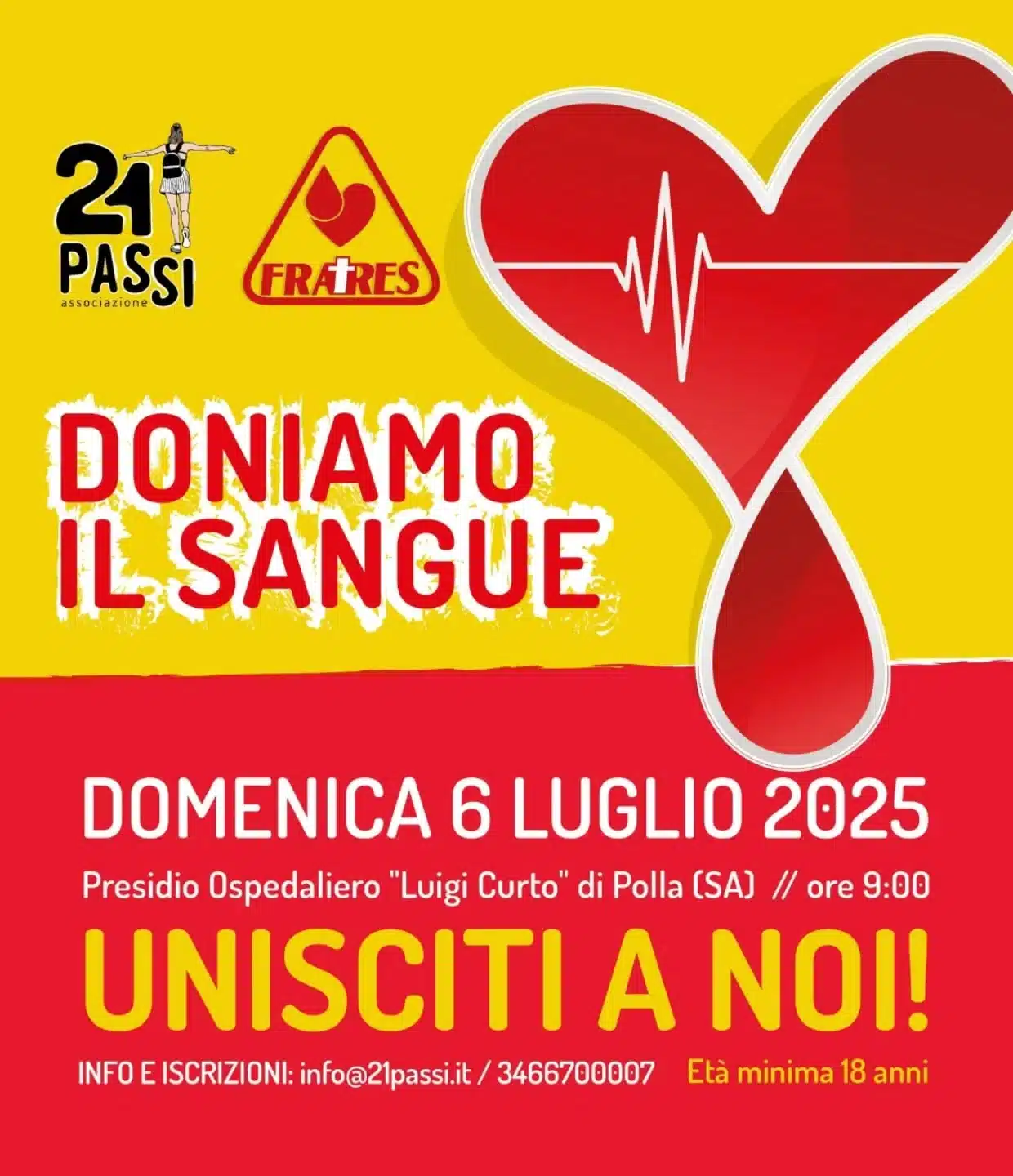 polla donazione sangue 6 luglio