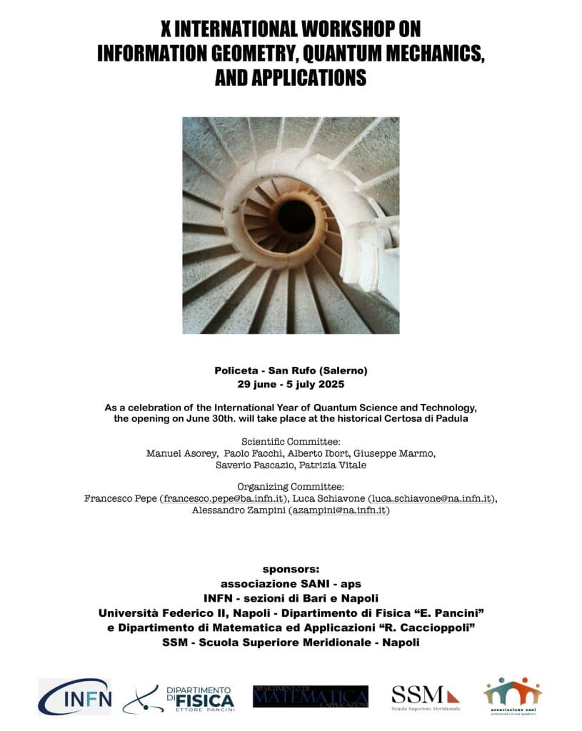 san rufo workshop internazionale geometria meccanica quantistica
