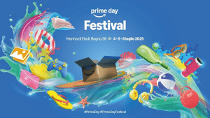 Amazon festeggia la nuova edizione di Prime Day con Prime Day Festival: grande evento aperto al pubblico a Marina di Eboli