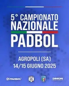 agropoli padbol quinto campionato nazionale