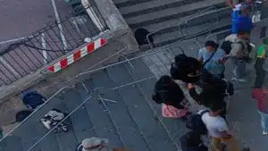 Largo Aquino Salerno dormitorio immigrati