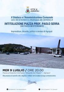 agropoli cerimonia intitolazione piazza prof paolo serra