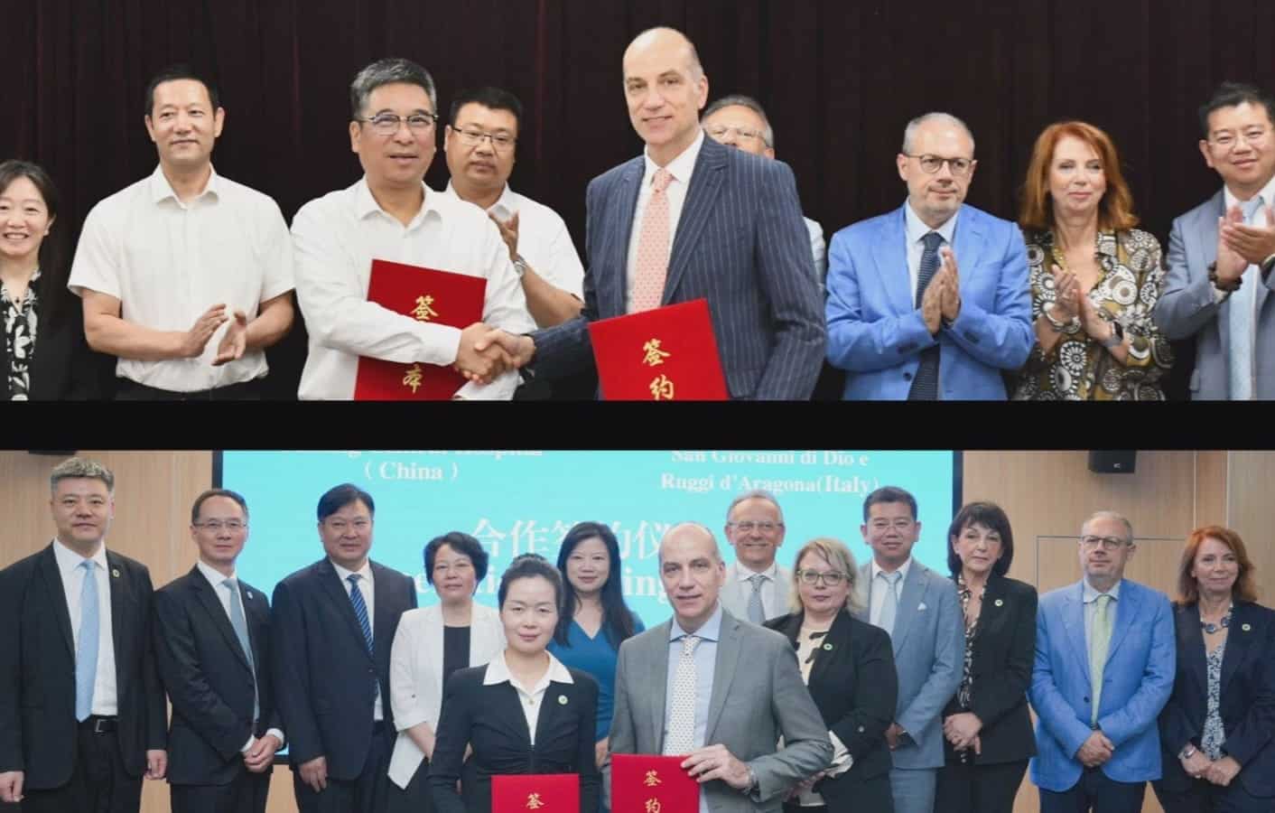 scambio medico cina ruggi salerno firmati protocolli intesa