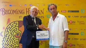 Giffoni Film Festival, Sorrentino consegna ad Anas il premio 'Drive the change'