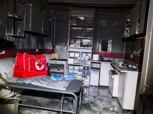 Incendio Croce Rossa cava processo