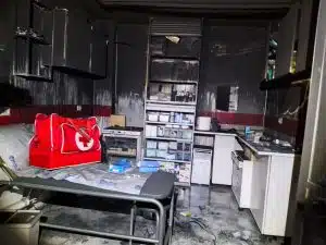 Incendio Croce Rossa cava processo