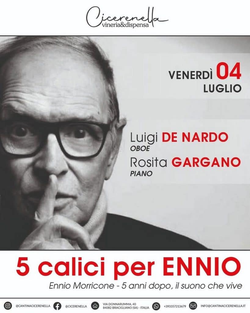 bracigliano 5 calici per ennio morricone