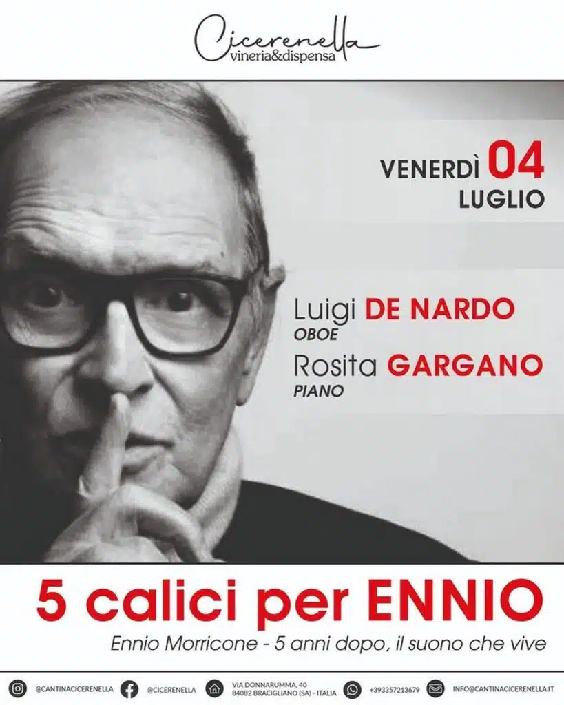bracigliano 5 calici per ennio morricone