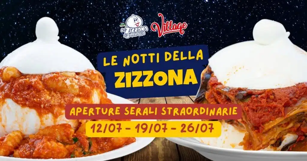 notti zizzona battipaglia 12-19-26 luglio 2025