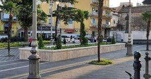 pagani danni piazza sant'alfonso riparazione cittadino