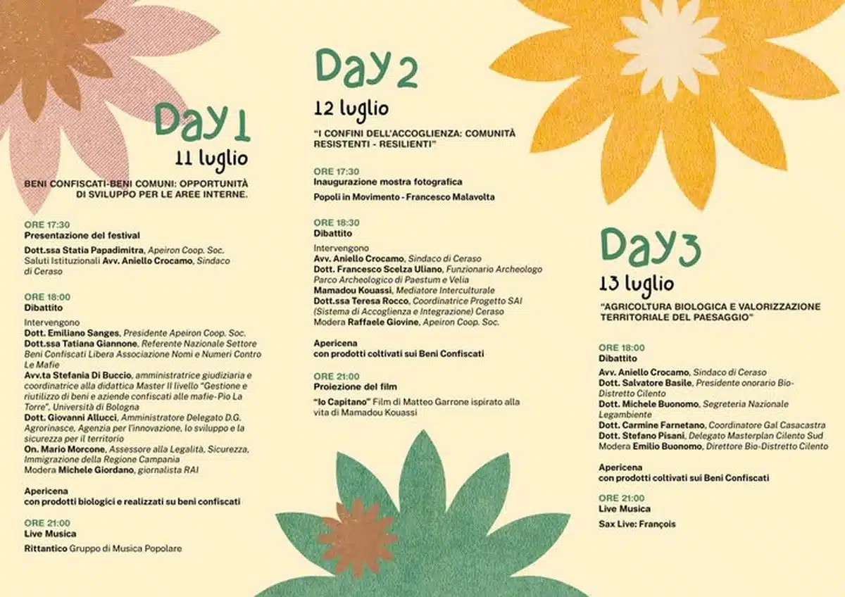 ceraso festival girasoli 11-13 luglio