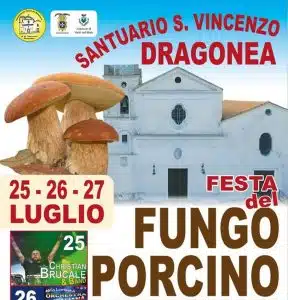 festa fungo porcino dragonea 25-27 luglio