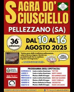 Sagra Sciusciello pellezzano 10-16 agosto 2025