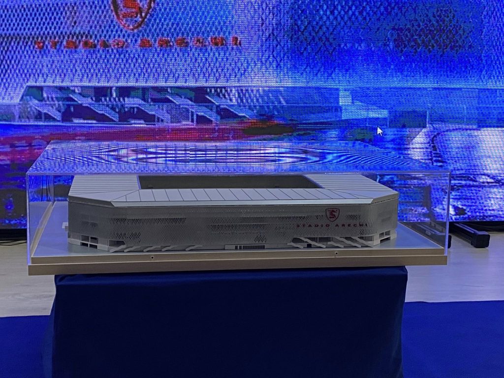 De Luca presenta il nuovo Stadio Arechi: investimento da 120 milioni per un impianto all'avanguardia