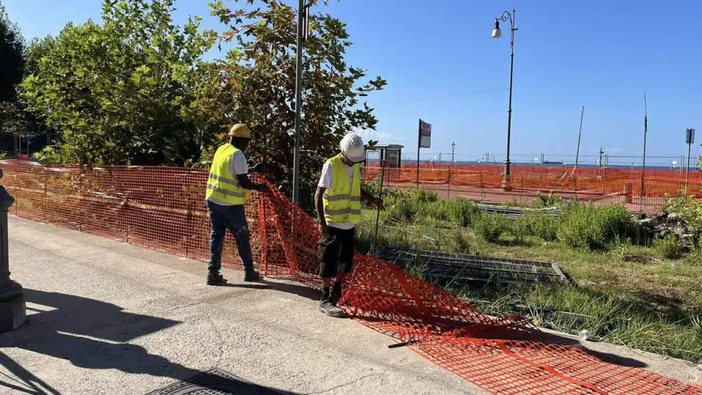 salerno lavori piazza cavour