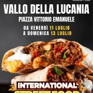 International Street Food vallo lucania 11-13 luglio 2025