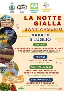 sant'arsenio notte gialla 5 luglio 2025