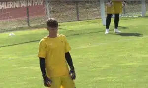 salernitana prova portiere Cevers amichevole giulianova