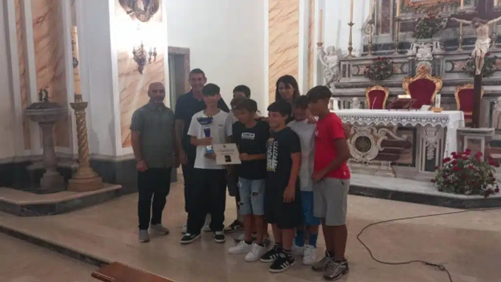 capaccio paestum premiazione piccoli calciatore