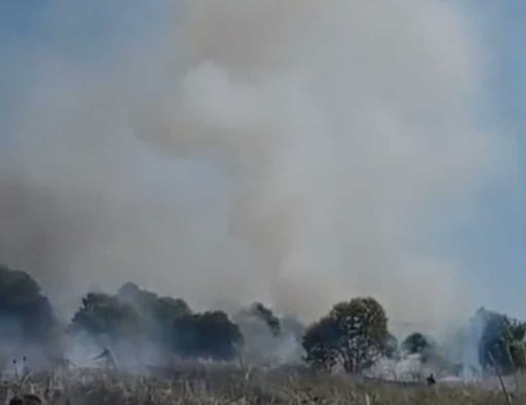 Incendio a Pontecagnano Faiano