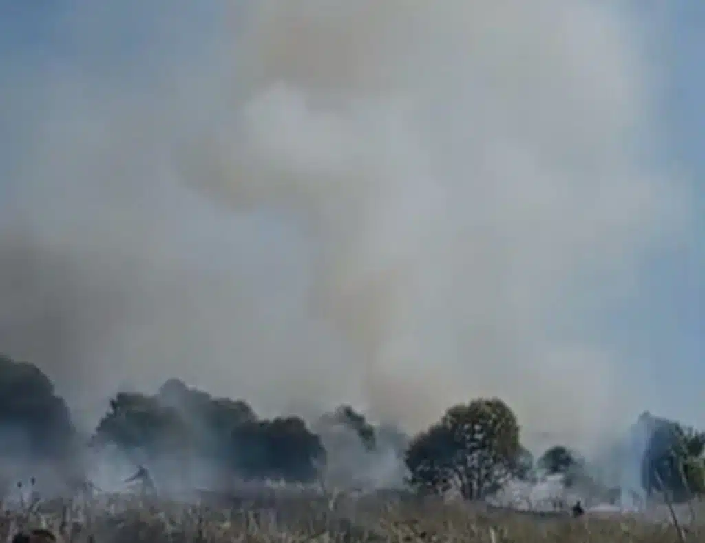 Incendio a Pontecagnano Faiano